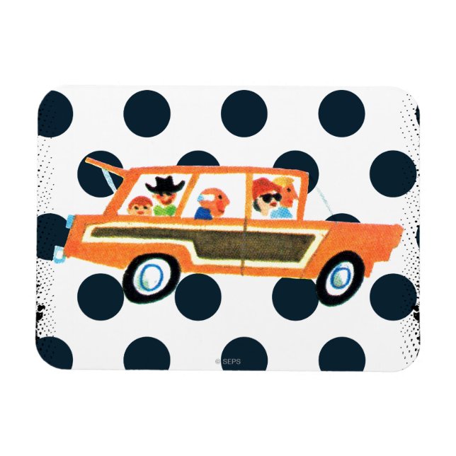 Sätta på den öppna vägen 4 magnet (Horisontell)