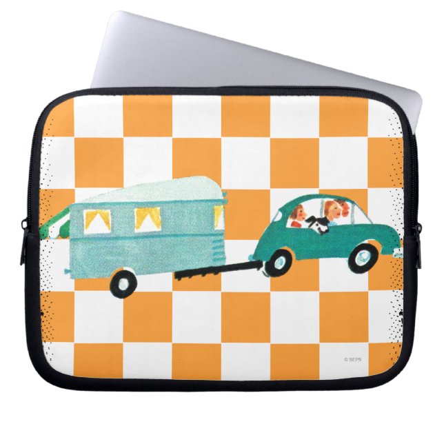 Sätta på öppen väg 1 laptop sleeve (Framsidan)