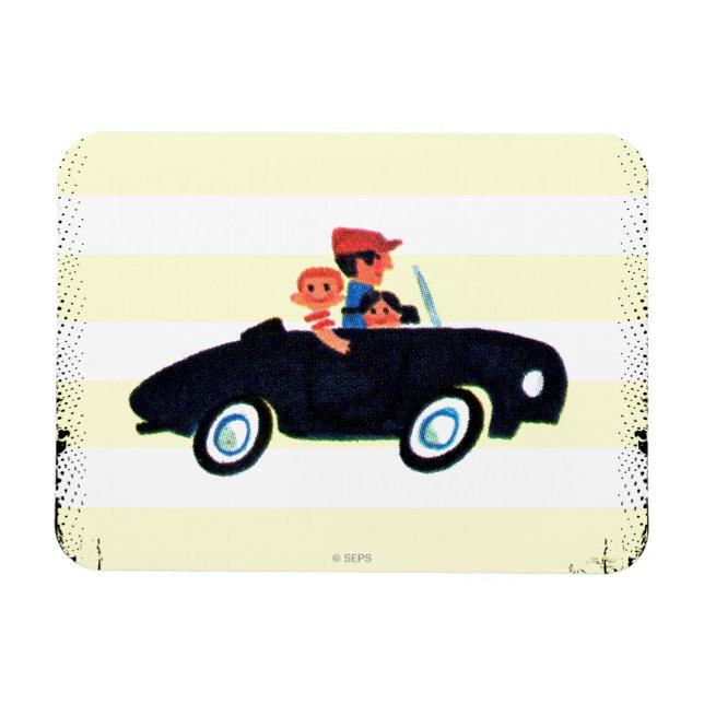 Sätta på öppen väg 3 magnet (Horisontell)