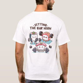 Sätta Ribban Högt T Shirt