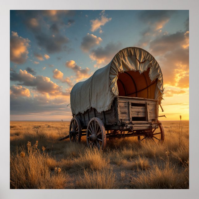Sättande sol poster (Framsidan)