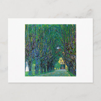 Sättet till parken Klimt art avenue in schloss kam Vykort