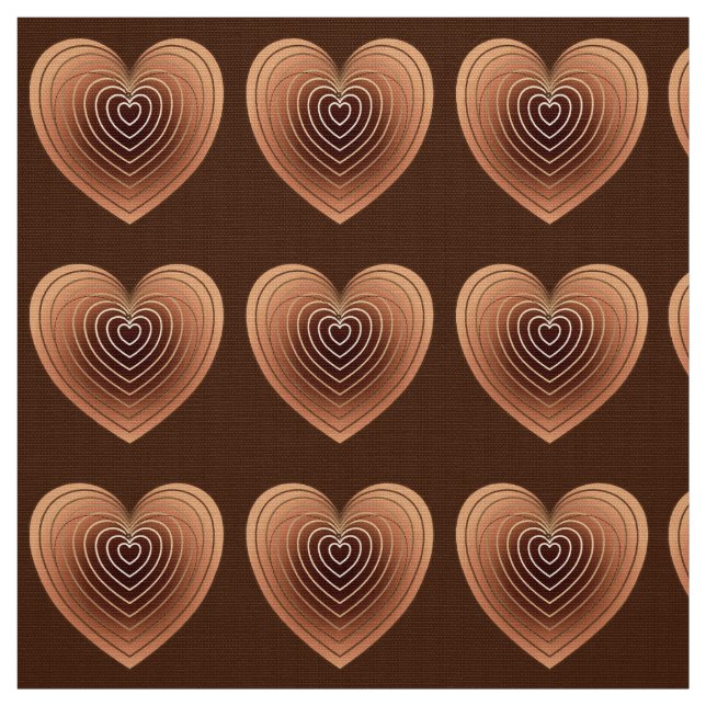 Satthjärnar i Chocolate Brown Tyg (Provkarta)