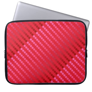 Satthundar - skuggor av djupt rött laptop sleeve