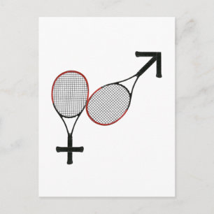 Sattle of the Sex Tennis Vykort