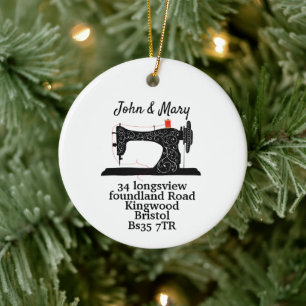 Sättning av maskin crafter christmas julgransprydnad keramik