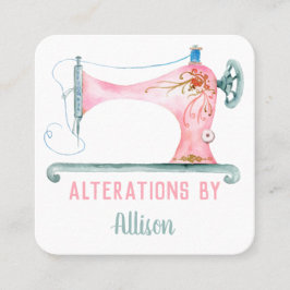 Sättning av vattendjup i Maskin Fyrkantigt Visitkort