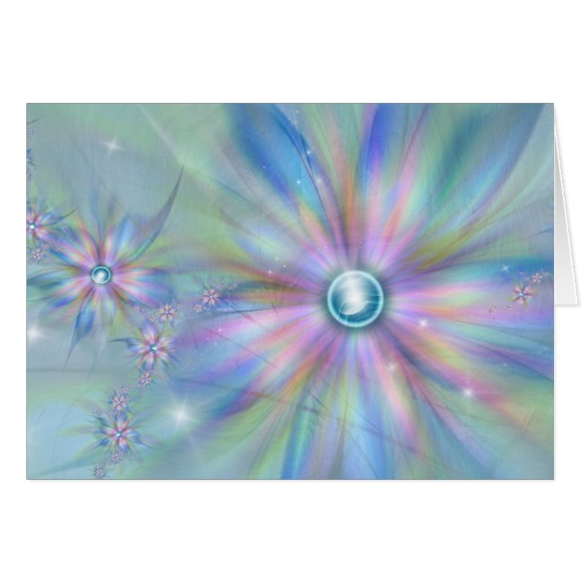 Satu bluesss hälsningskort (Framsidan Horizontal)