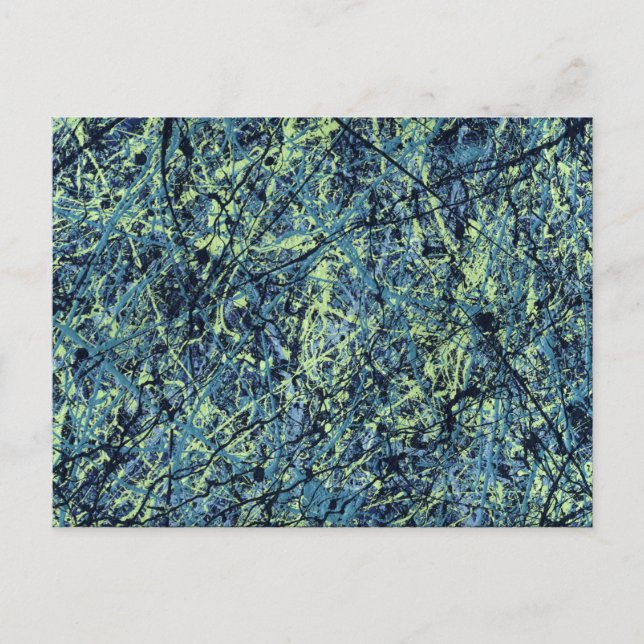 SATURATION (abstraktens konstform) ~ Vykort (Framsida)