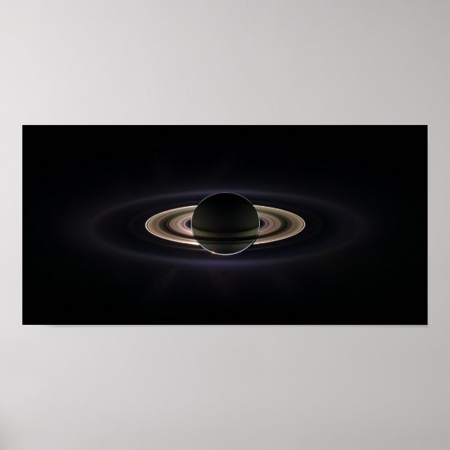 Saturn Aglow Poster (Framsidan)