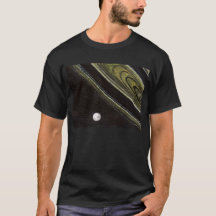 Saturn and Tethys t-shirt