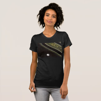 Saturn and Tethys t-shirt