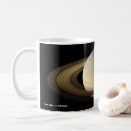 Saturn at Vår Equinox, Cassini-Huygens Kaffemugg
