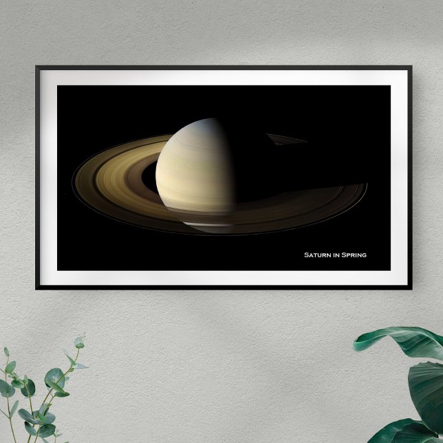 Saturn at Vår Equinox, Cassini-Huygens Poster (Skapare uppladdad)