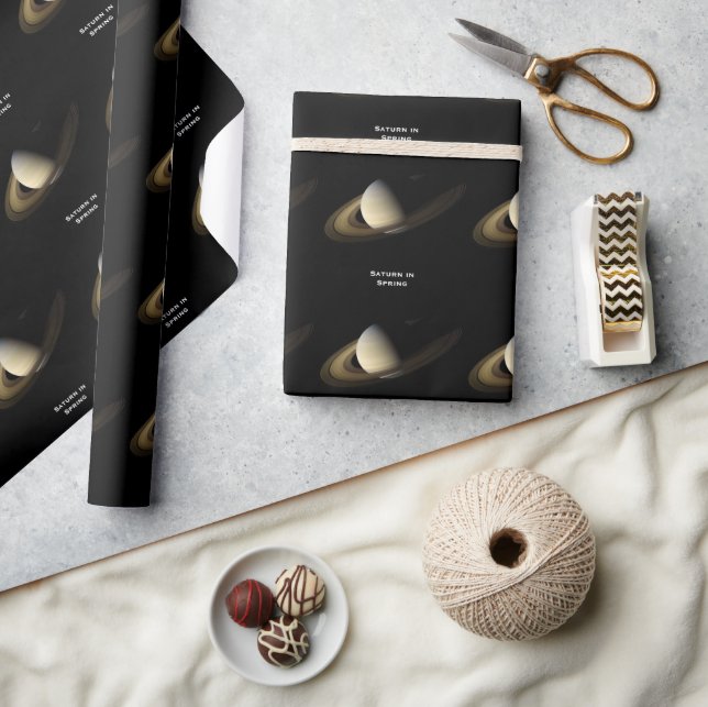 Saturn at Vår Equinox, Cassini-Huygens Presentpapper (Hantverk)