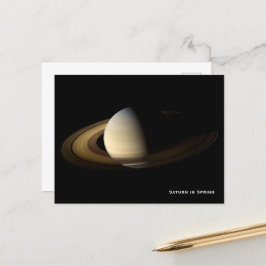 Saturn at Vår Equinox, Cassini-Huygens Vykort