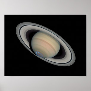 Saturn aurora - affisch