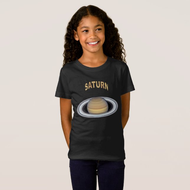 Saturn ~ Benice Planet ~ Galileo ~ T Shirt (Hel framsida)