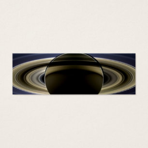 Saturn - dagen den log jorden litet visitkort
