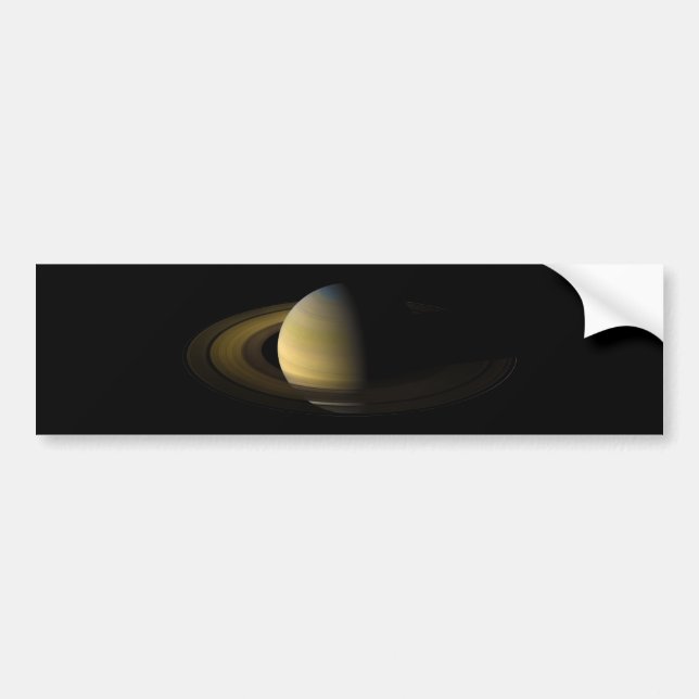 Saturn det sjätte planet från solen bildekal (Framsidan)