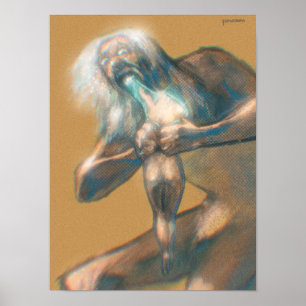 Saturn Devoring Hans son? Poster