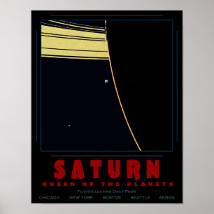 SATURN, drottning av planeterna Poster