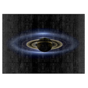 Saturn Eclipsed Sol från Cassini Orbiter