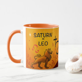 Saturn i den Leo muggen Mugg