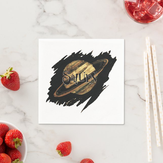 Saturn Papper Napkins Pappersservett (Skapare uppladdad)