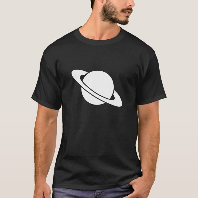 Saturn PictogramT-tröja Tee Shirt (Framsida)