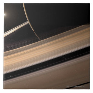 Saturn planet i det sol- systemet, närbild 3 kakelplatta