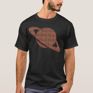 Saturn Planeten Coffee Beans T Shirt