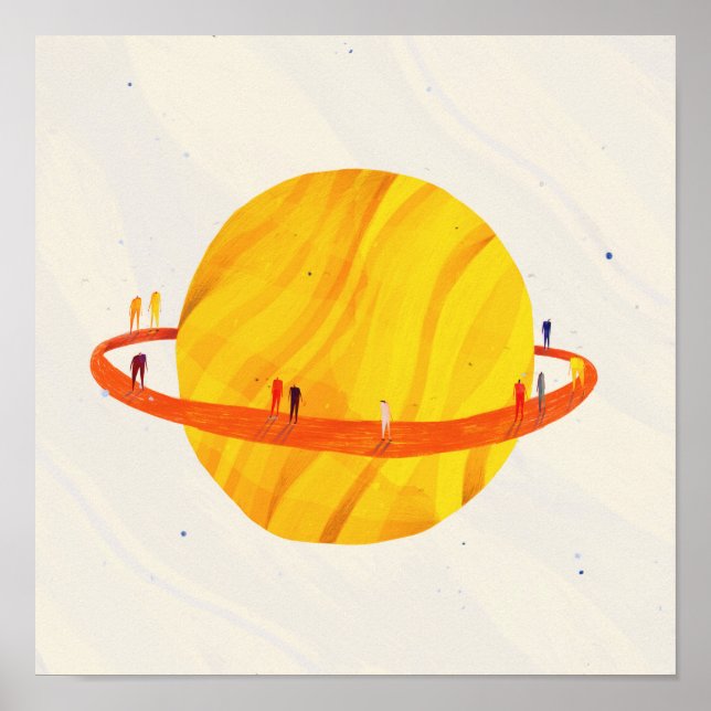 Saturn Poster (Framsidan)