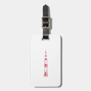 Saturn raket bagagebricka
