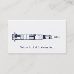 Saturn raket visitkort