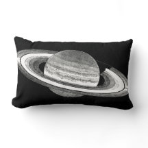 Saturn Retro Inspired Monochrome Planet Space