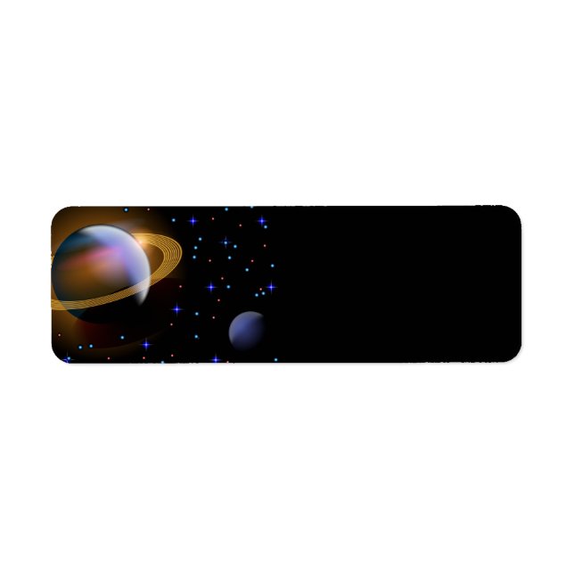Saturn Returadress Etikett (Framsidan)
