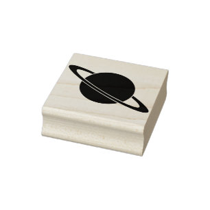 Saturn Rubber Frimärke Stämpel