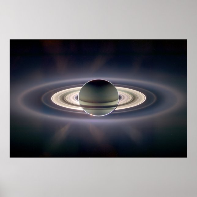 Saturn Solar Eclipse Poster (Framsidan)