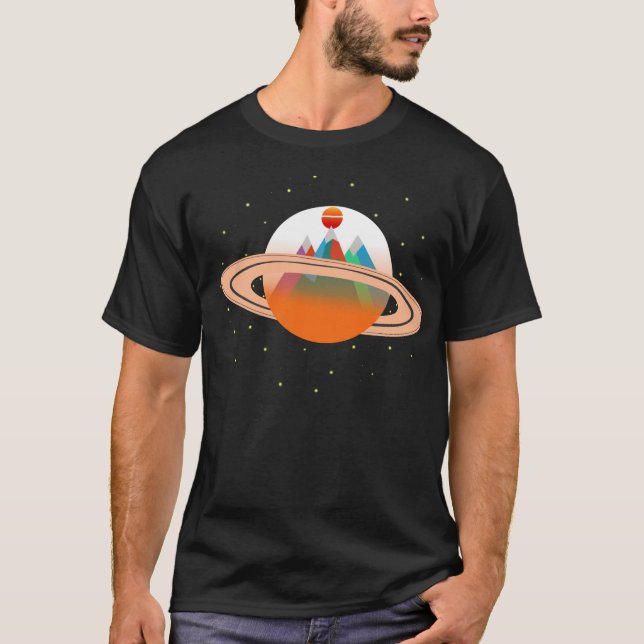 Saturn solberg t-shirt (Framsida)