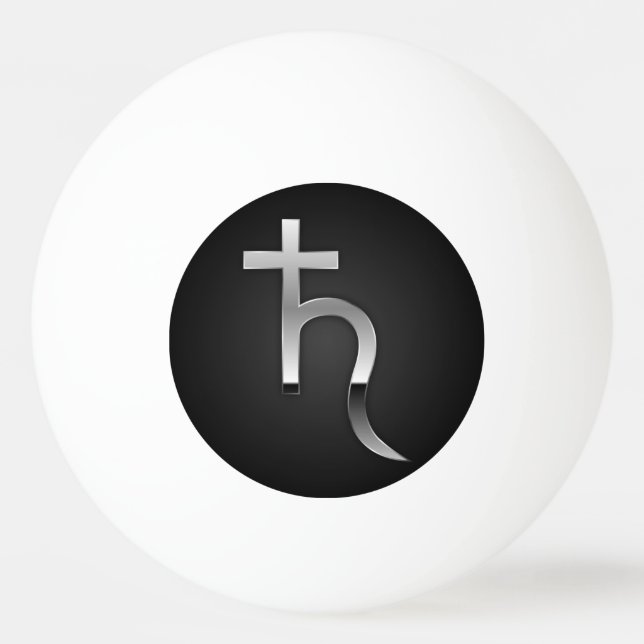 Saturn symbol pingisboll (Framsidan)