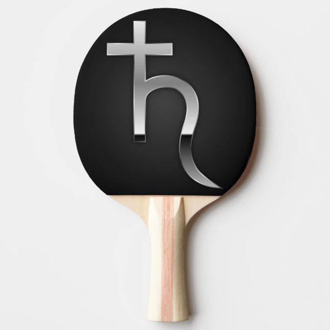 Saturn symbol pingisracket (Framsidan)