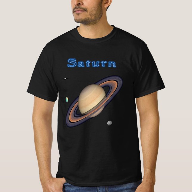 Saturn-t-shirts manar t shirt (Framsida)
