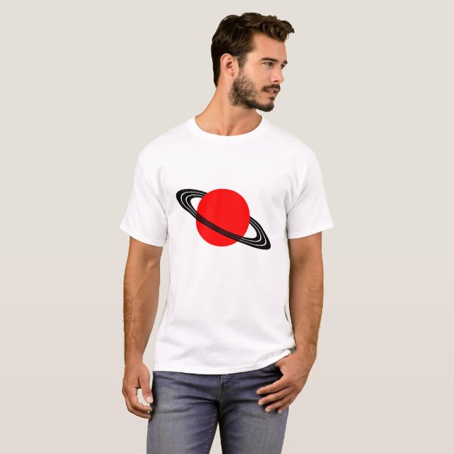 Saturn Tee Shirt (Hel framsida)