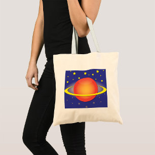 Saturn Tote Bag Tygkasse