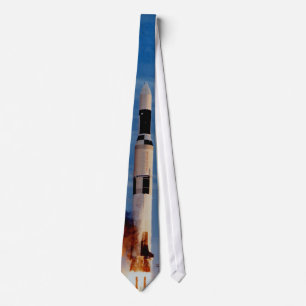 Saturn V barkasser den Skylab utrymmestationen Slips