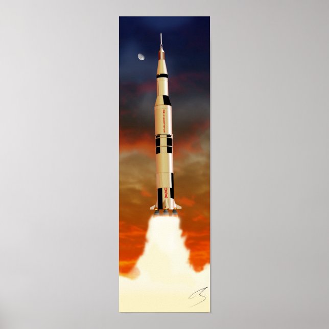 Saturn V Poster (Framsidan)