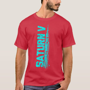 Saturn V Rocket 7 T Shirt