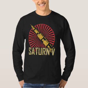 Saturn V Rocket Launch Fordon Space American Spac T Shirt