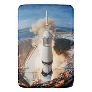 Saturn V Rocket-uppskjutning 1969 Apollo-rymdfarko Badrumsmatta